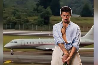 Bad Bunny ya está en Medellín, donde dará 3 conciertos el próximo fin de semana. FOTOS: CAPTURA DE VIDEO MIX RADIO E INSTAGRAM @@badbunnypr