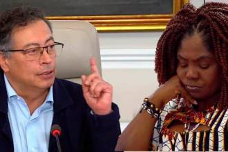 Presidente Gustavo Petro y la vicepresidenta Francia Márquez. / FOTOS: COLPRENSA.