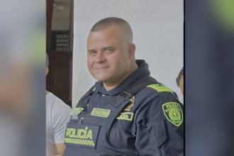 El subintendente de la Policía Iván Ferney Tabares Restrepo (Q.E.P.D.). FOTO: CORTESÍA