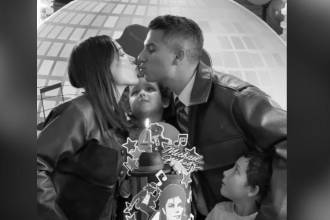 Luisa Fernanda W y Pipe Bueno festejando a sus hijos Máximo y Domenic. FOTO: INSTAGRAM @PIPEBUENO