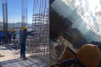 A la izquierda, el proyecto Mosaiko en Pereira; a la derecha, Ciudad Peldar, en Envigado. FOTOS: CAPTURAS DE VIDEO X @FDEBEDOUT Y TIKTOK @JHONAYSSO0512