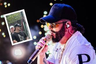 La presentación del artista se extendió desde las 11:30 de la mañana hasta las 4:00 de la tarde. FOTOS: INSTAGRAM @NELSONVELASQUEZ Y X @CLAUDIACARRASQ