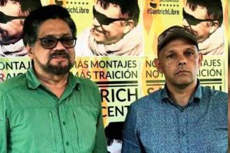 Alias Iván Márquez (izq.) y alias el Paisa (der.). FOTO: COLPRENSA