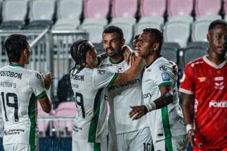 Amistoso entre Atlético Nacional y América de Cali en Miami. FOTO: ATLÉTICO NACIONAL