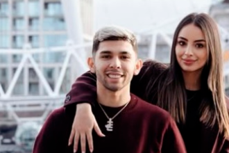 Julio Enciso y su novia, la paisa Melissa Cardona. /FOTO: IG @c_melissa23