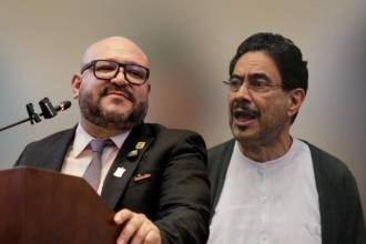 Andrés ‘Gury’ Rodríguez (izq.) e Iván Cepeda (der.). FOTO: TOMADA DE INSTAGRAM Y COLPRENSA