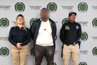 El hombre era buscado en su país de origen. FOTO: POLICÍA NACIONAL