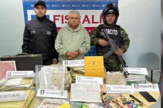 Alias el Brother llevaría más de 5 años liderando la estructura ilegal. FOTO: CORTESÍA ALCALDÍA DE MEDELLÍN