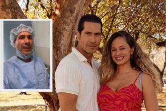 Gregorio Pernía y su esposa Érika. FOTOS: CAPTURA DE VIDEO E INSTAGRAM @gregoriopernia