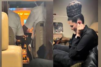 El angustiante momento quedó registrado en video. FOTO: @NATALIAJIMENEZOFICIAL