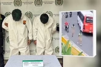 Comunidad de El Picacho desnudó presuntos ladrones. FOTO: POLICÍA NACIONAL Y CAPTURA DE VIDEO