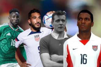 Julián Quiñones (México), Jesús Ferreira (Estados Unidos), Alessandro Frigerio (Suiza) y Carlos Llamosa (Estados Unidos), sumaron minutos en Mundiales. FOTOS: GETTY, IG @MISELECCIONMX Y FIFA