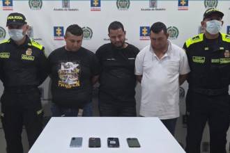 Captura alias Téllez, alias Gordo y alias Jaider, señalados integrantes de la comisión mixta del Eln y disidencias Farc. FOTO: REDES SOCIALES