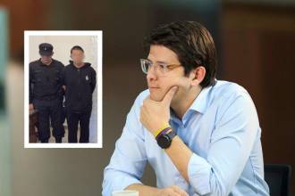 El hombre acudió al juzgado a responder por un proceso judicial relacionado con el hurto de un vehículo. FOTOS: CAMILO SUÁREZ (principal) E INSTAGRAM @RADIOCITYFEDERACION (detalle).