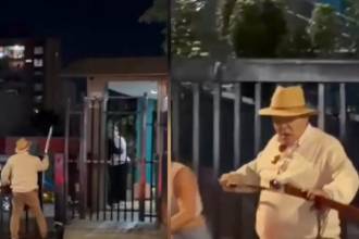 El conductor del vehículo particular fue quien sacó un machete e intimidó al motociclista que tuvo que buscar refugio para no ser lesionado. FOTOS: TOMA DE VIDEO