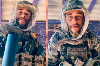 Él era Luis Javier Cardona Isaza, voluntario en Ucrania. /FOTO: TOMADA DE VIDEO 