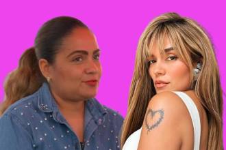 Diana Giraldo (izq), prima de Karol G. FOTO: PODCAST ‘CONDUCTA DELICTIVA’