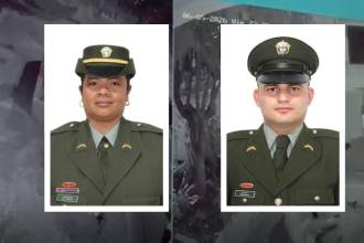 Ellos eran Yuly y Alex, los policías asesinados en Laureles
