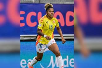 Jorelyn Carabalí, jugadora Selección Colombia Femenina. FOTO: @JORELYN_J16