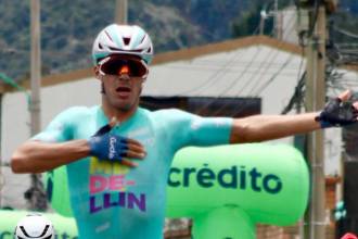 Wilmar Paredes, ganador de la primera etapa del Clásico RCN 2026. FOTO: TEAM MEDELLÍN