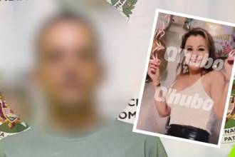 Jhon Jairo Arango Vargas fue judicializado por el feminicidio de María Cristina Ramírez Quintero (foto detalle) en Robledo. FOTOS: FISCALÍA Y CORTESÍA