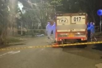 El hombre falleció en el lugar debido a la gravedad de las lesiones. FOTO: FACEBOOK PRENSA PAISA