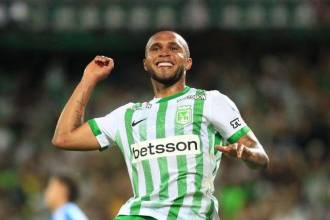 Andrés Sarmiento, delantero de Atlético Nacional. / FOTO: CAMILO SUÁREZ