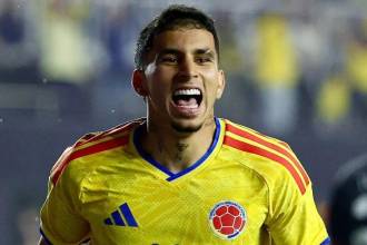 Gustavo Puerta, mediocampista de la Selección Colombia. /FOTO: FCFSELECCIONCOL