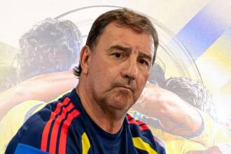 Néstor Lorezo, seleccionador de Colombia. FOTOS: JUAN ANTONIO SÁNCHEZ Y FCF