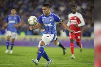 Radamel Falcao García jugando para Millonarios. FOTO: INSTAGRAM @FALCAO