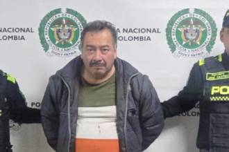 El hombre fue enviado a prisión poco después de ser capturado. FOTO: CORTESÍA FISCALÍA GENERAL DE LA NACIÓN