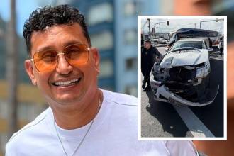 El cantante vallenato Hebert Vargas resultó ileso en el accidente ocurrido en Ecuador. FOTOS: INSTAGRAM @hebertvargas Y COLPRENSA