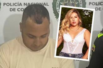 Edgar Jhoan Taborda Ortíz, presunto responsable y María Camila Díaz como víctima del caso. FOTOS: CORTESÍA FISCALÍA (FONDO) Y TOMADA DE EL COLOMBIANO (DETALLE)