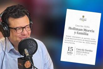 El acto responde a hechos ocurridos durante su ejercicio periodístico entre 2004 y 2009, en cumplimiento de un acuerdo ante la CIDH. FOTOS: INSTAGRAM @HOLLMAN.MORRIS Y X @CCAJAR