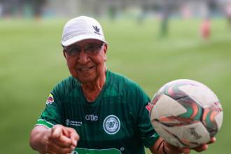 Alirio Álvarez Muñoz, fundamentador y entrenador antioqueño. FOTO: MANUEL SALDARRIAGA