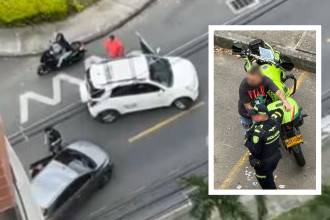 El momento de los disparos fue registrado en video. FOTOS: CAPTURA DE VIDEO Y DENUNCIAS ANTIOQUIA