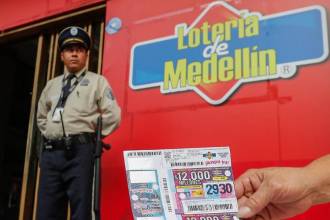 Referencia billetes Lotería de Medellín. FOTO: MANUEL SALDARRIAGA