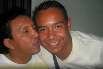 Él era Miguel Ángel Díaz (der.) quien este sábado perdió la batalla por su vida. /FOTO: REDES SOCIALES