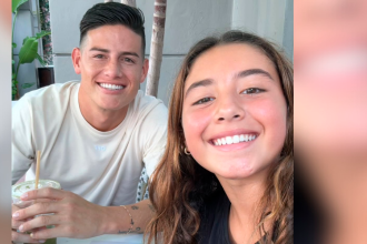 La primogénita de James ya tiene 11 años. /FOTO: TOMADA DE LA WEB