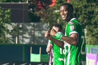 Yeicar Perlaza, autor del segundo gol ante Tigres en la ida. FOTO: ATLÉTICO NACIONAL