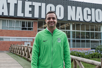 El presidente del club, Sebastián Arango Botero, de buena aceptación entre los hinchas, tiene la tarea encabezar la reconquista. / FOTO: NACIONAL