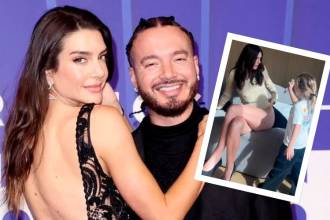Valentina Ferrer y J Balvin tienen un hijo llamado Río. /FOTO: INSTAGRAM @valentinaferrer - TOMADA DE VIDEO
