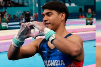 Ángel Barajas ganó medalla de plata en los Juegos Olímpicos de París 2024. /FOTO: INSTAGRAM @angel_barajas34