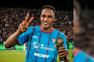 Yerry Mina jugador del Cagliari de Italia y la Selección Colombia. /FOTO: INSTAGRAM @yerrymina
