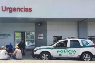 La víctima fue llevada por la Policía a Policlínica, a donde llegó sin signos vitales. / FOTO: ANDRÉS GARCÍA HERNÁNDEZ