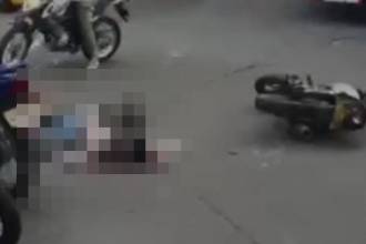 Homicidio en el Popular N.° 1. FOTO: CAPTURA DE VIDEO CORTESÍA DENUNCIAS ANTIOQUIA