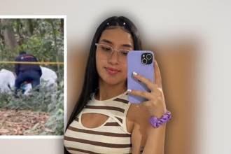 Ella era María Camila Potosí. Desapareció con 8 meses de gestación y fue hallada sin vida y sin su bebé. FOTOS: COLPRENSA Y CAPTURA DE VIDEO
