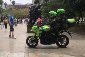 En esta zona ocurrió la riña que provocó la muerte del hombre en Plaza Botero. FOTO: LAURA ROSA JIMÉNEZ
