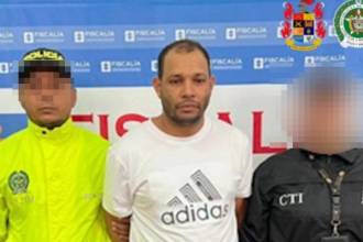 Deiber Javier Guzmán Trujillo, de 37 años, fue capturado en Montería. FOTO: FISCALÍA