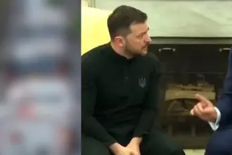 El momento, con tranmisión por televisión, fue tenso y cargado de reproches y advertencias. /FOTO: CAPTURA DE VIDEO. 